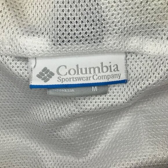 Columbia Omni Tech Women’s Navy & White Full Zip Hooded Waterproof Jacket Medium - Picture 4 of 6